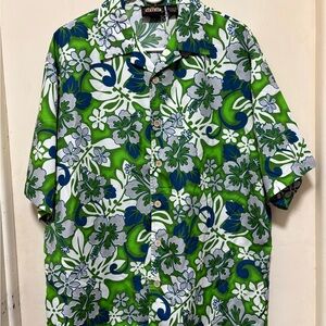 Vintage ODO Hawaiian Floral Shirt Men’s Large